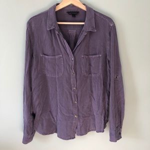 Rock & Republic Purple Button Down Shirt